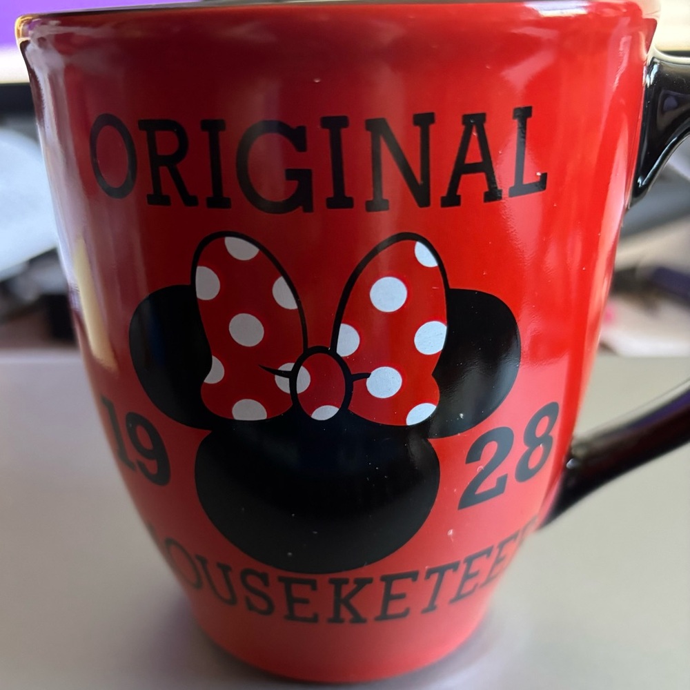 Disney Original Mouseketeer Red Mug